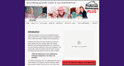 Desktop Screenshot of preferredhomecareplus.com